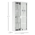 thumbnail image 2 of YYAo Medicine Cabinet,Medicine Cabinet, 4 Tier Stainless Steel Medical Wall Box with 2 Keys and Shelves, 2 of 6