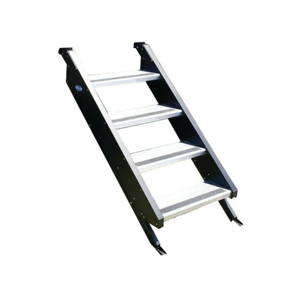 MORryde Quick Connect 4 Step Durable RV Camper Motorhome Entry Stairs