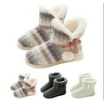 thumbnail image 1 of House Boots Women Plush Lined Slippers Solid Sole Non-Slip Multicolored, 1 of 7