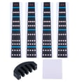 thumbnail image 1 of MasteelfCA 1 Set Violin Finger Guide Violin Fingerboard Sticker with Practice Mute Cloth, 1 of 7