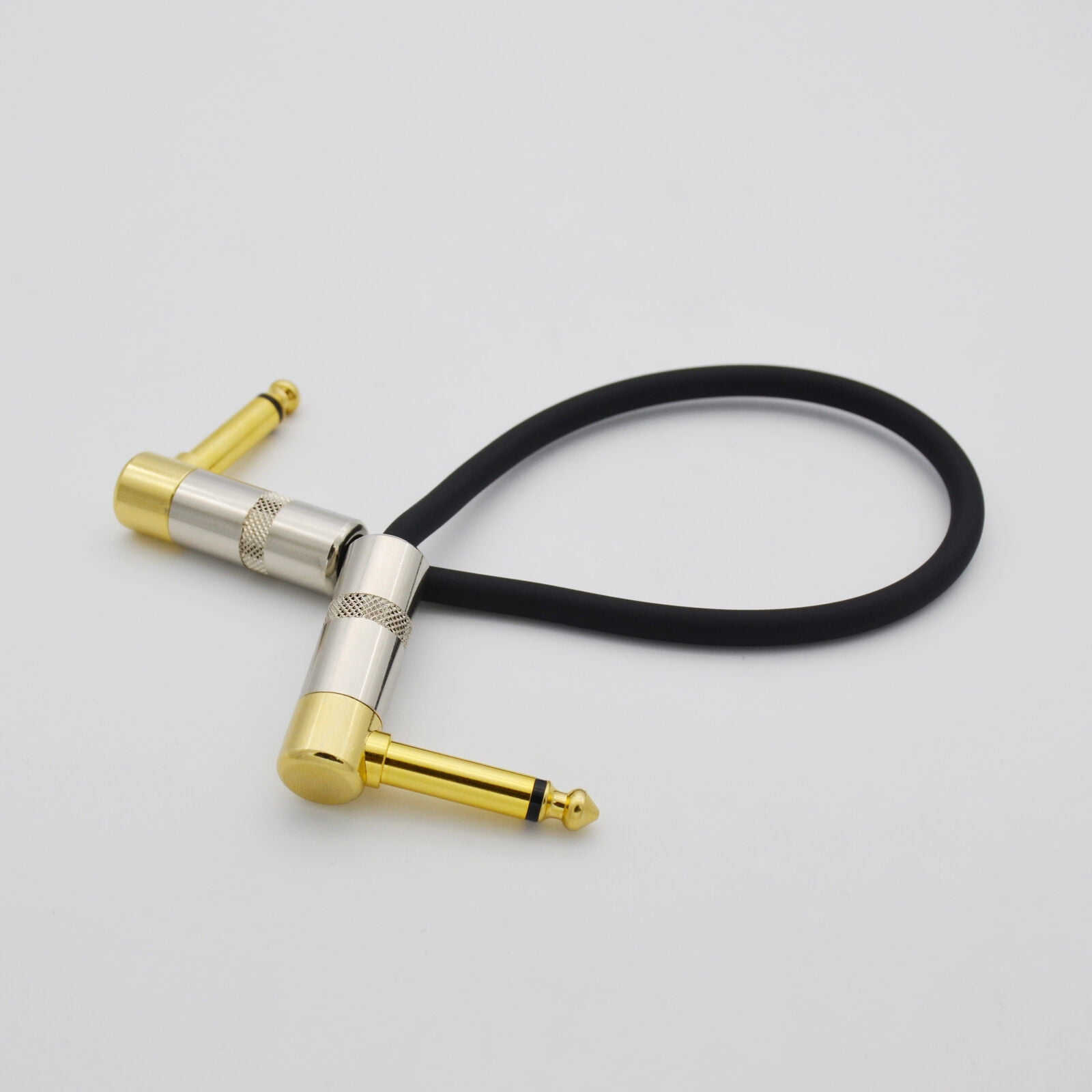 2,Speaker Cable 1/4 - 16 Gauge with Gold Right Angle Mono Plug for guitar amp