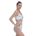 thumbnail image 5 of Daiia Dock Rudder printed 2 piece Swimsuit Bikinis for Women High Waisted Racerback Bathing Suits Summer Tummy Control Scoop Neck Swimwear-Large, 5 of 8
