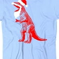 thumbnail image 2 of Santasaurus Rex The Last Man on Earth Santa T-Rex Unisex T-Shirt, 2 of 9