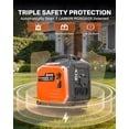 thumbnail image 3 of NOVUS 4125 Watt Portable Inverter Generator with Wheels & Handle, 158cc Engine Gas Generators with RV-Ready, Quiet and Lightweight for Camping, Home and RV, with CO Sensor, Eco Mode, Epa Compliant, 3 of 10