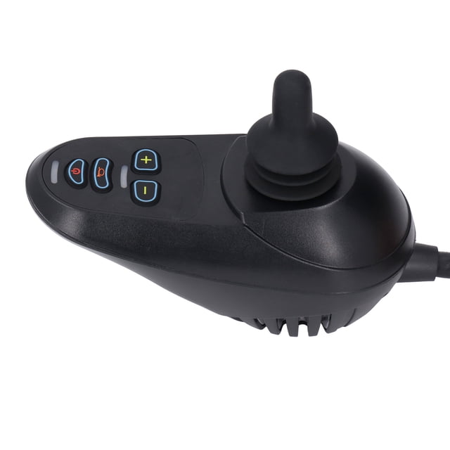 Controlador de Silla de Ruedas Eléctrica, Varios Protección Motor Cepillado Control Inteligente DC24V El Controlador de Joystick de Silla de Ruedas Eléctrico Universal para