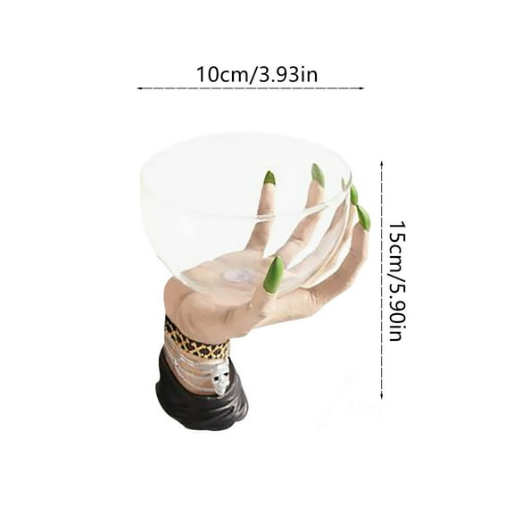 Uutvery Halloween Witch Hands Candy Bowl Creative Resin Snack Bowl Holder Reusable Witch Hand Statue Halloween Party Prop Decor Creepy Candy Dish Spooky Candy Bowl Ornament