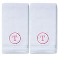 thumbnail image 3 of Monogrammed Hand Towels for Bathroom Kitchen Makeup | Personalized Gift for Wedding-Bridal | Classic Font Custom Luxury Turkish Towel | Spa Collection, Oversized, 16 X 30 Inch, Set of 2, 3 of 3