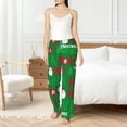 thumbnail image 5 of Uemuo Cute Santa Pattern Women's Wide Leg Palazzo Lounge Pants with Pockets Light Weight Loose Comfy Casual Pajama Pants-X-Large, 5 of 9