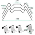 thumbnail image 2 of Z Type Clips For Fixing Glass Glazing For Greenhouse Glass Panels Stainless Steel Greenhouse Glass Panel Clips, 2 of 5