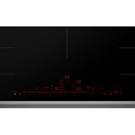 Bosch - Benchmark Series 36" Built-In Electric Induction Cooktop with 5 elements and HomeConnect - Black