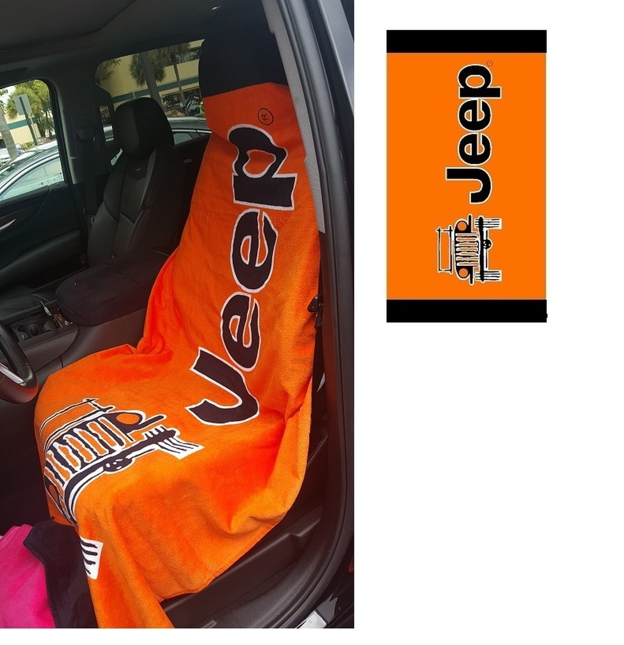Seat Armour T2G100R Red Seat Cover for Jeep Towel2GO