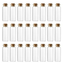Mini Glass Bottles, 10ml Small Glass Bottles, Vials Cork Stoppers, Spell Jars DIY Message Decoration Mini Vials for Party, Art Crafts, DIY Projects, Wedding Favors