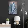 thumbnail image 6 of Luxe Metal Art 'Agave With Coral by Alana Clumeck Metal Wall Art, 16"x24", 6 of 7
