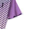 thumbnail image 6 of Fnnxeal Mens Polo Shirts Short Sleeve Graphic Collared Summer Casual Golf Polo Purple Shirts for Men Size S, 6 of 7