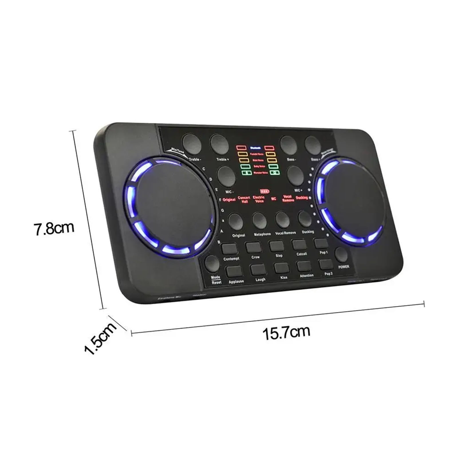 Live Sound Card New V300 Pro Live Streaming Sound Card Multifunctional 10 Sound Effects 4.0 Aud-io Interface Mixer For DJ ,Precision Control