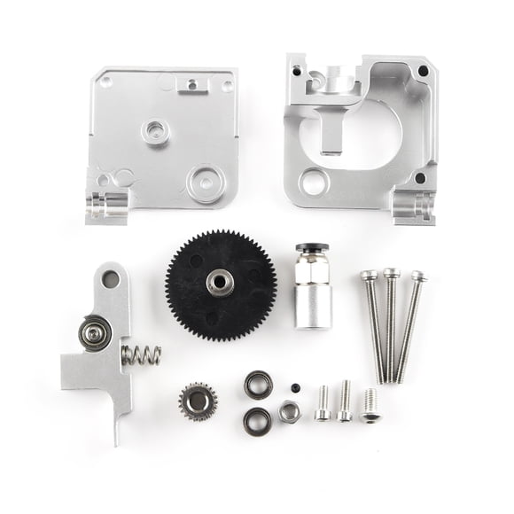 Yeacher 3D Printer Parts Silver All Metal Extruder Kits Compatible with Titan Aero Extruder 1.75mm Prusa i3 MK2 3D Printer