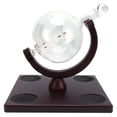 thumbnail image 3 of Juego de Decantador de Whisky Jadeshay Globe con 4 Vasos de Cristal de Vidrio de Borosilicato, 3 of 8