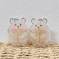 thumbnail image 2 of Pet Fur Keepsake Keychains Transparent Pet Hair Storage Charms, Portable Hamster Fur Collection Kit for Dog Cat Hamster Hair Memorial Keepsake Keyring, 2 of 8