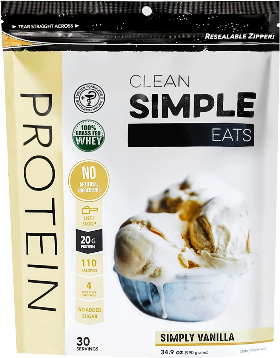 CLEAN SIMPLE EATS Protein Powder Vanilla 36 Oz Walmart