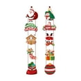 thumbnail image 1 of Letrero de porche de decoración de puerta de Navidad, pancartas de puerta de Navidad, colgante de placa de puerta delantera colgante Estilo A, 1 of 8