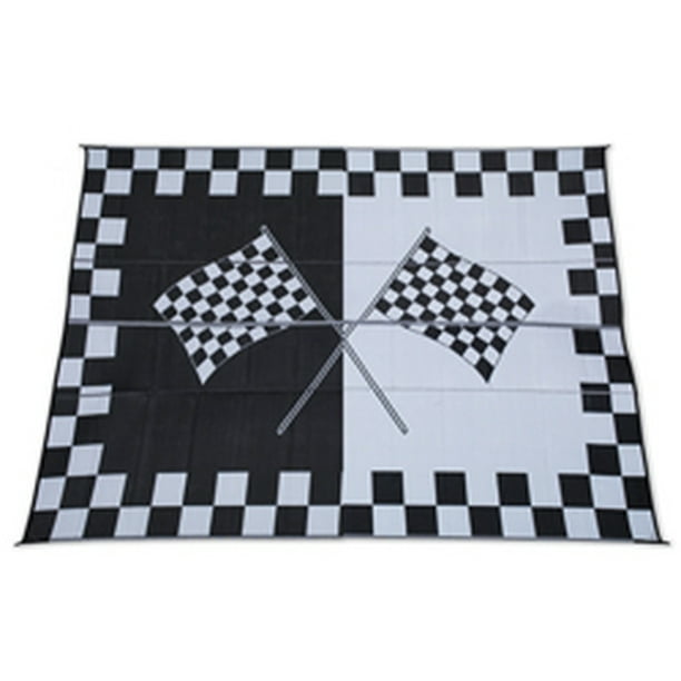Rv Rug, Reversible, 9 ft x 12 ft, Racing