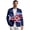 American Flag Lighting, variant on Chririnla Racing Horse Print Mens Casual Suit Blazer Lightweight American Flag Sport Coats Business Suit Jacket for Kentucky Derby Party