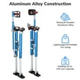 thumbnail image 4 of Yescom Drywall Stilts 36" - 50" Aluminum Drywall Tool with Comfort Knee Pads for Ceiling Sheetrock Taping Parade Costume Cleaning String Light Decor, 4 of 12