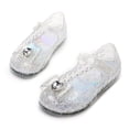 thumbnail image 4 of Jelly Shoes for Girls, Closed-Toe Princess Sandals with Metal , Crystal Glitter Design for Spring Summer Beach, 4 of 9