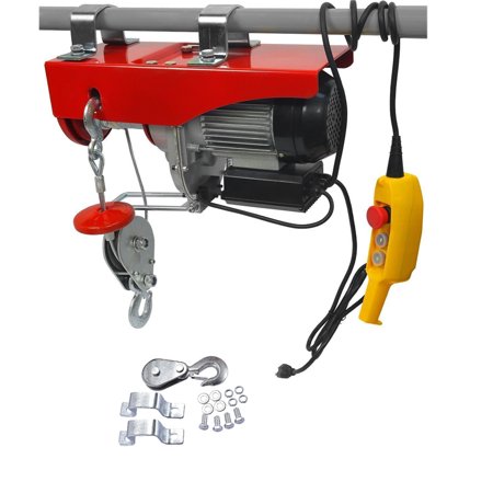 Winch And Wires On Big Industrial Crane 2000lbs 900kg 120v Industrial Electric Wire Cable Hoist