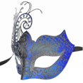 thumbnail image 3 of Butterfly Rhinestone Metal Venetian Women Mask For Masquerade/mardi Gras Party/sexy Costume Ball/wedding, 3 of 4