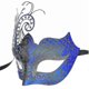 thumbnail image 3 of Butterfly Rhinestone Metal Venetian Women Mask For Masquerade/mardi Gras Party/sexy Costume Ball/wedding, 3 of 4