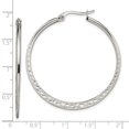 thumbnail image 3 of Stainless Steel 40mm Hoop Earrings, 3 of 7