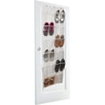 thumbnail image 5 of Práctico organizador de zapatos para colocar sobre la puerta de vinilo para lavandería con 24 bolsillos reforzados: solución de almacenamiento de zapatos sin esfuerzo para ahorrar espacio., 5 of 5