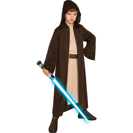 Star Wars Child's Hooded Jedi Robe, Large, Jedi Robe, costume and lightsaber sold separately By Rubie's