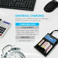 thumbnail image 5 of Tenergy T4s Intelligent 4-Bay Universal Charger (for Li-ion, LiFePO4, NiMH and NiCd Rechargeable Batteries), 5 of 7