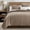 Patchwork-taupe, variant on 100% Cotton Quilt Patchwork Full/Queen Size, Taupe Farmhouse Bedspread Coverlet Pre Washed Soft Breathable, Lightweight All Season Bedding Set