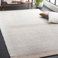 thumbnail image 2 of SAFAVIEH Natura Marina Striped Wool Area Rug, Ivory/Beige, 6' x 6' Square, 2 of 8