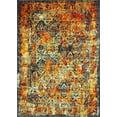 thumbnail image 3 of Unique Loom Basilica Rosso Rug Orange/Black 9' x 12' Rectangle Border Contemporary Perfect For Living Room Bed Room Dining Room Office, 3 of 7