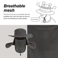 thumbnail image 5 of Fishing Hat for Men & Women, Hat w/UV Sun Protection for Camping, Outdoors, Hiking, Beach, Gardening, Dark Gray, 5 of 8