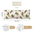thumbnail image 3 of Body Pillow Cover - cute sloth AZ Soft Body Pillow Cover with Zipper, Comfort Body Pillow Pillowcase, Body Pillow Case Cover 20 x 54, 3 of 7