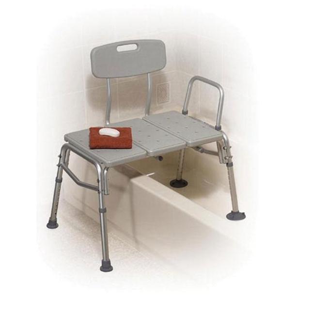 Complete Medical 1178C Transfer Bench Plastic 3Section and Backrest