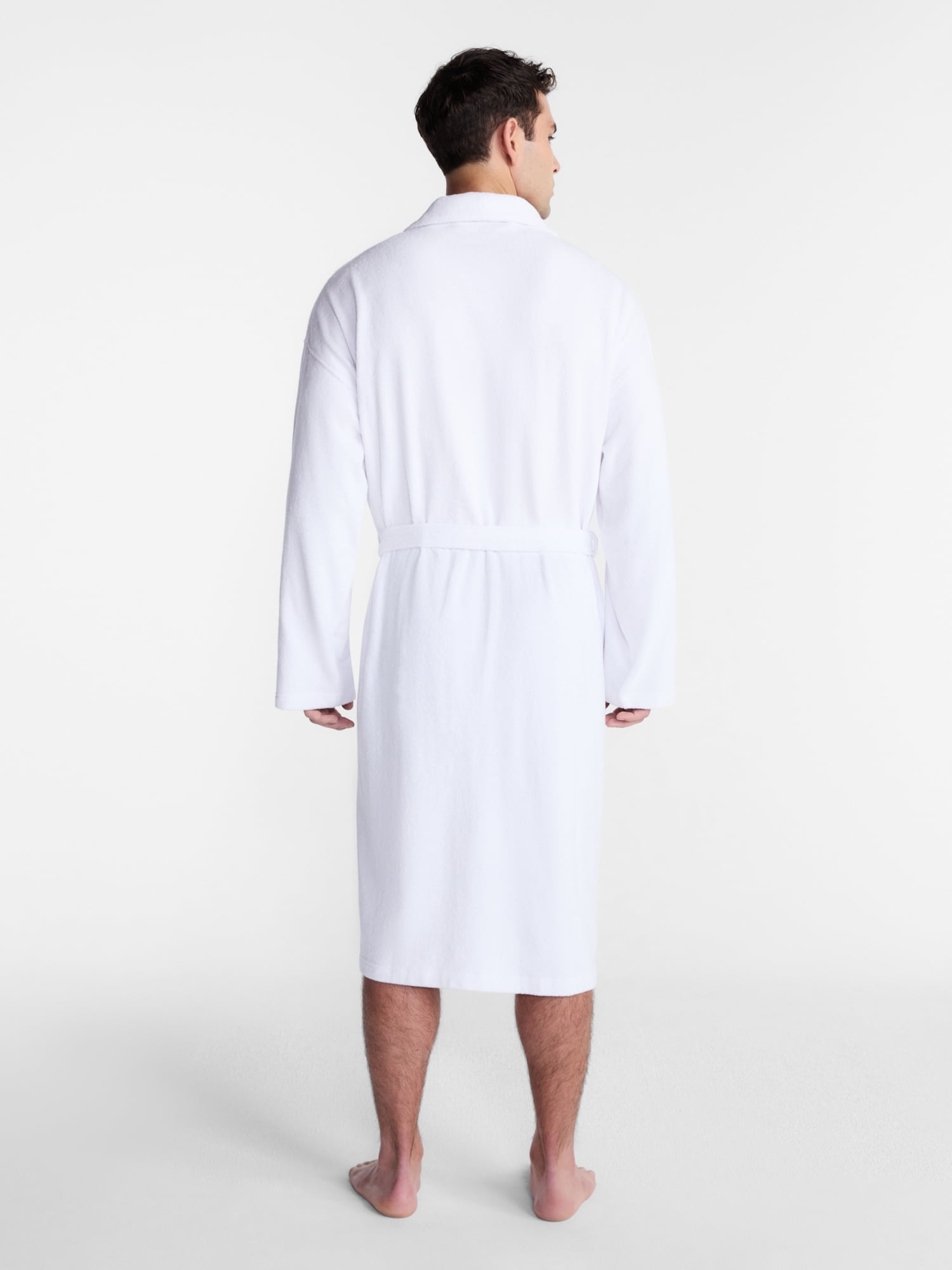 George Men's Terry Cotton Robe, One Size