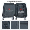thumbnail image 5 of Thehsnt 4 Pcs/Set Suitcase Set Different Sizes Large Hard Shell Waterproof Telescopic Handle Spinner Wheel TSA Lock 14/20/24/28 Inch Luggage Suitcase Set, 5 of 8