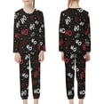 thumbnail image 3 of Renewold Soft Pajama Sleepwear for Teen Boys Girls 5-6 Y HO-HO-HO Snowflake Family Pajamas Matching Sets 2 Pack Pullover Tops Loungewear,Christmas Day, 3 of 5