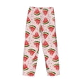 thumbnail image 4 of Kdxio Hand Drawn Watermelon Print Men's Sleep Pajama Pant Lounge Pants with Pockets, 4 of 8