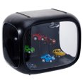 thumbnail image 1 of Rectangle Plastic Minifigures Display Cases Dustproof Dolls Display Boxes with Magnetic Lids for Models Toys Action Figures Black Rectangle: 24x15.5~16x18cm, 1 of 6