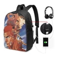 thumbnail image 2 of Slam Dunk Laptop Backpack, Water Resistant Daypack Backpack, Extra Large Travel Backpack, Computer Backpack With Usb Port, 17x12x6.5 Inch, 2 of 9