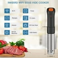 thumbnail image 3 of Inkbird 1000W WiFi Sous Vide Cooker Precision Immersion Circulator Stainless Steel, 3 of 12