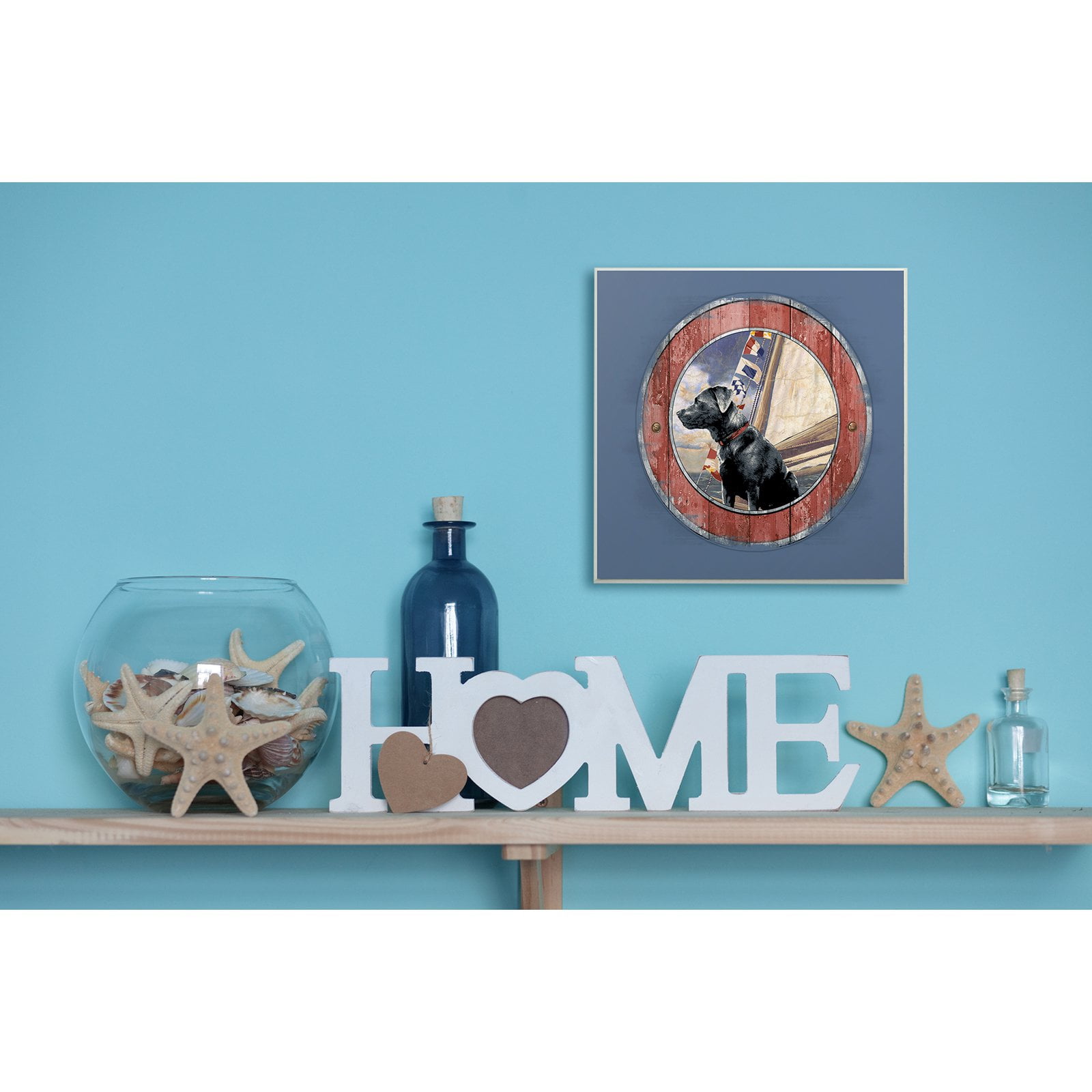 The Stupell Home Decor Collection Seafaring Dog Wall Art