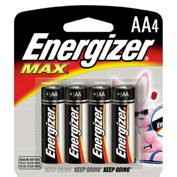 Livlig To grader Standard Energizer Max Alkaline AA Batteries - 40 Pack + 30% Off! - Walmart.com